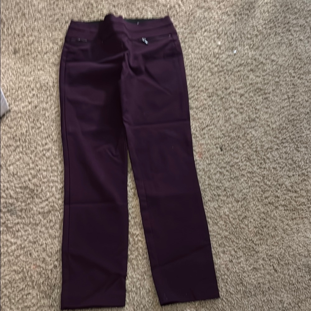 Chico's Rich Plum Trousers